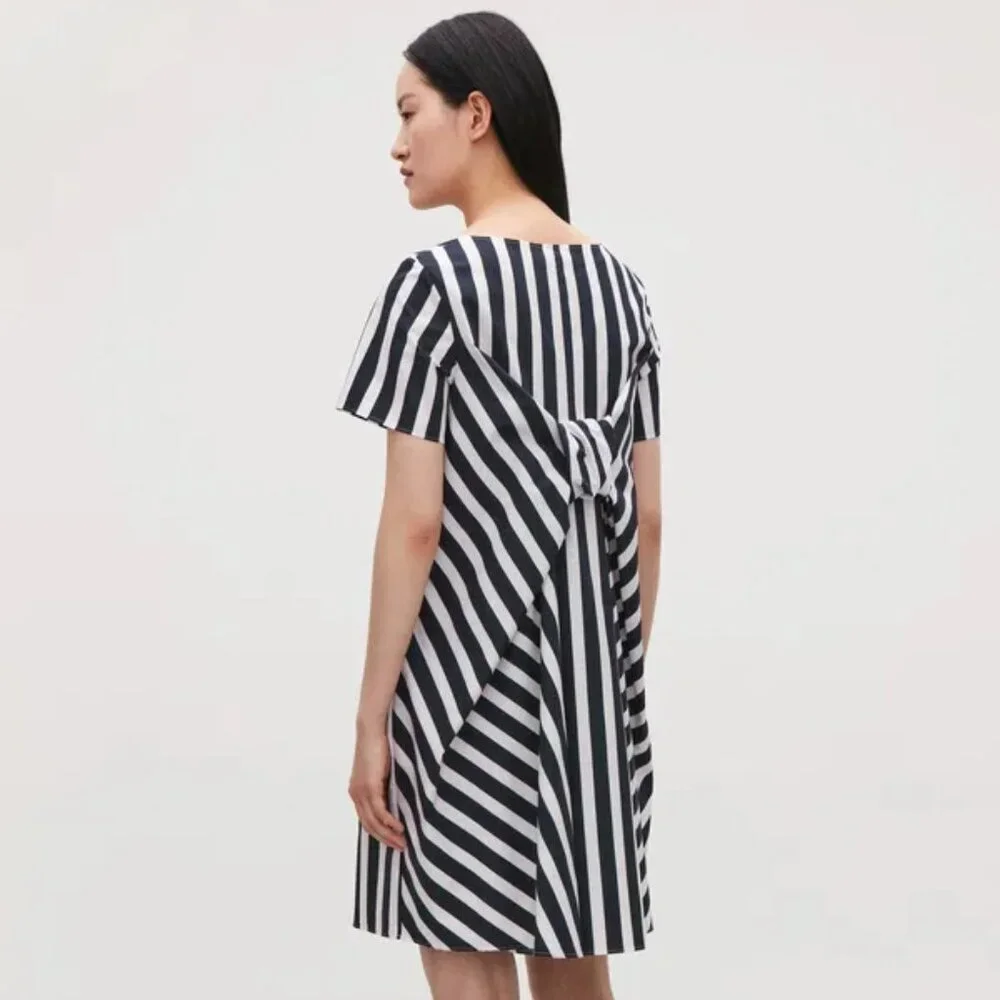 COS - Draped Back Dress - Picture 1 of 6